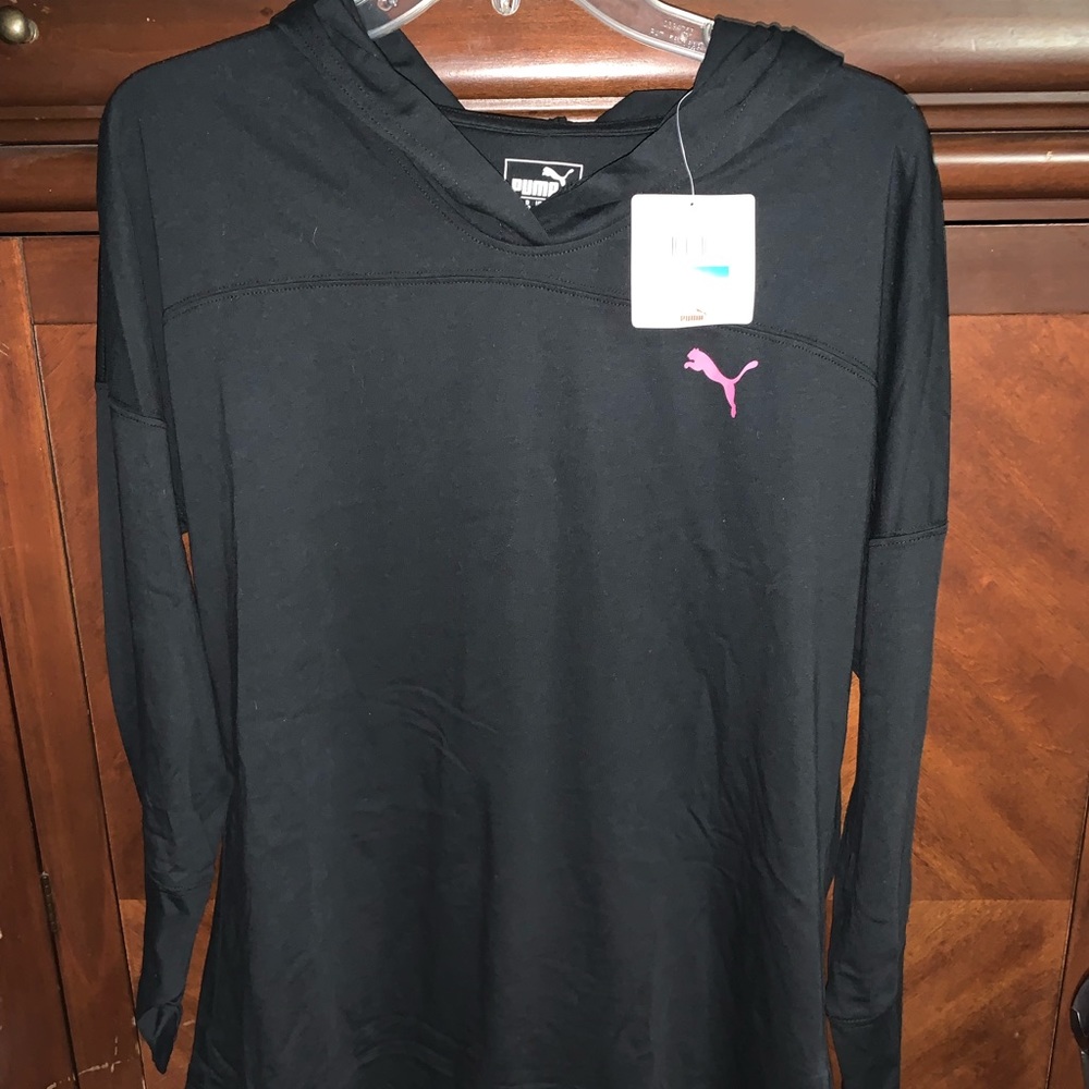 Puma hooded long sleeve shirt